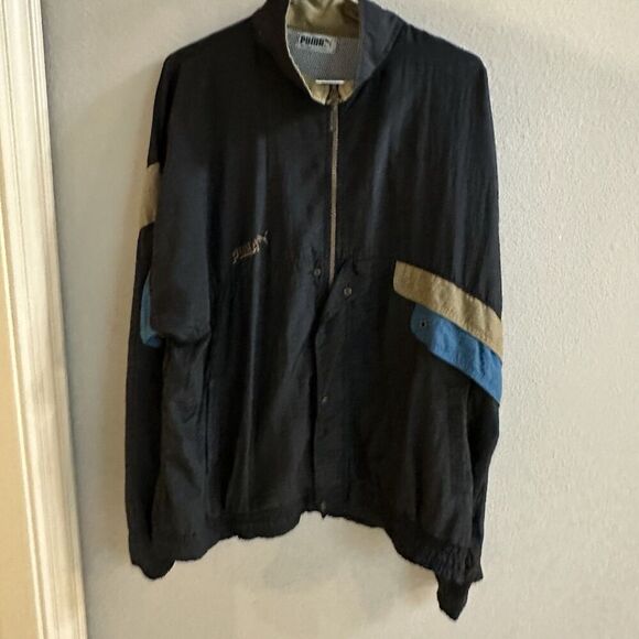 Vintage puma XL Half Zip Wind Jacket Track Jacket Y2K 80s 90s - Picture 3 of 5